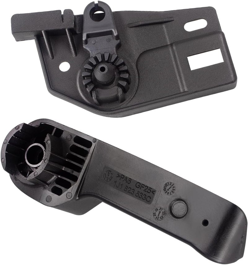 amavoler Hood Latch Release Handle Bracket Black Fit for VW Jetta Golf MK4 Beetle Skoda. OEM#: 1J1823633A 1J1823533C. - Image 1